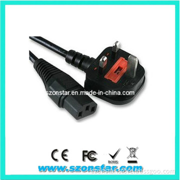 British Power Cord Cable with Plug